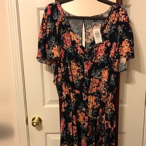 Torrid Size 4 Floral Romper